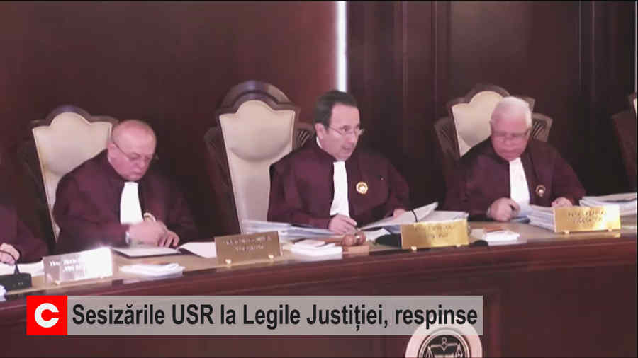 Sesizările USR la Legile Justiției, respinse