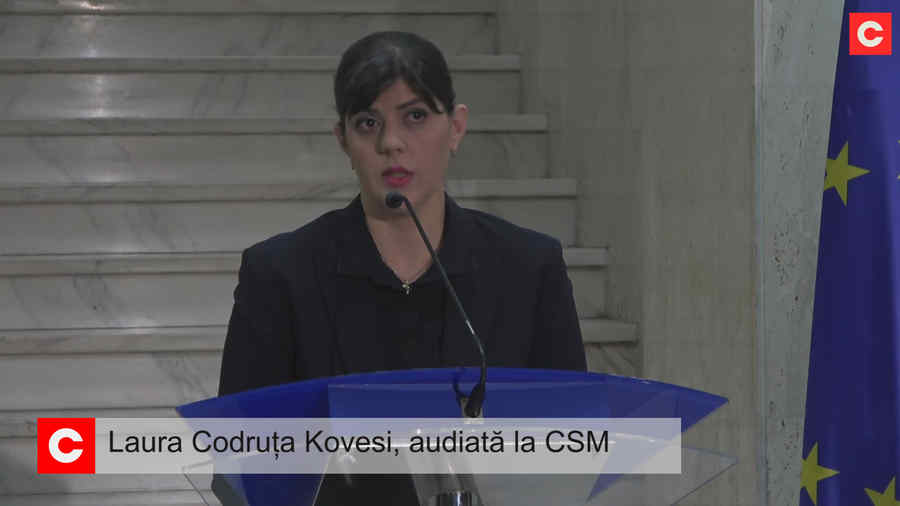 Laura Codruţa Kovesi, audiată marţi