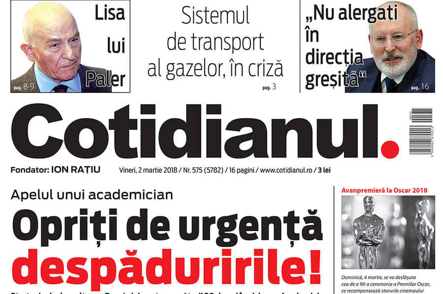 Principalele subiecte din Cotidianul de vineri