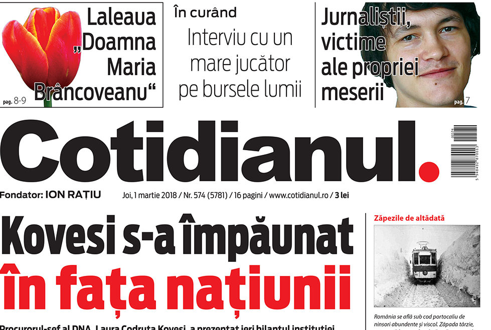 Principalele subiecte din Cotidianul de joi