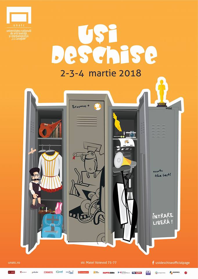 Vreme bună în week-end: „Uşi deschise” la UNATC