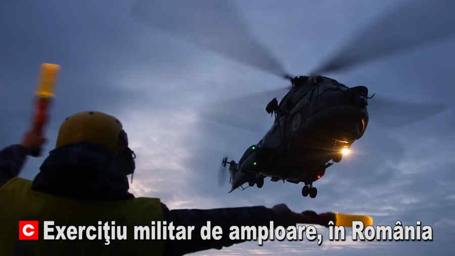 Exerciţiu militar de amploare, în România