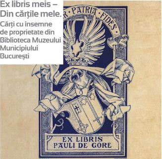 „Ex libris meis” – „Din cărțile mele”, la Palatul Suțu