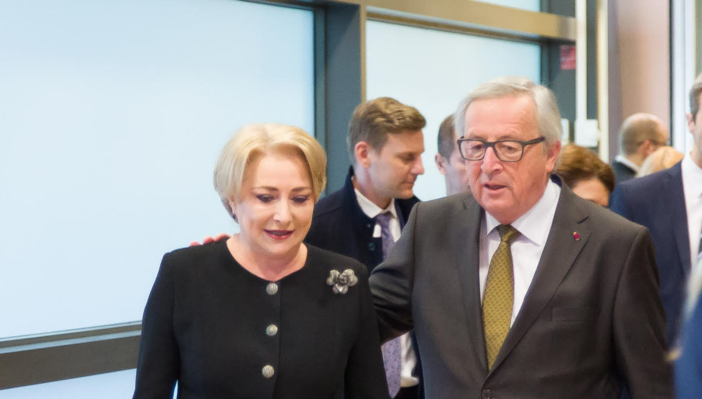 Viorica Dăncilă, între Juncker și Dragnea