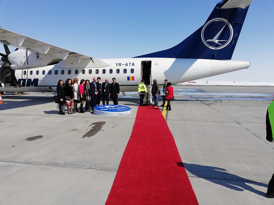 Tarom – lansare cursă Iași – Timișoara