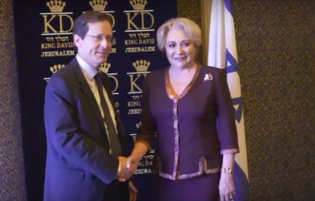 Premierul Dăncilă, întâlniri în Israel