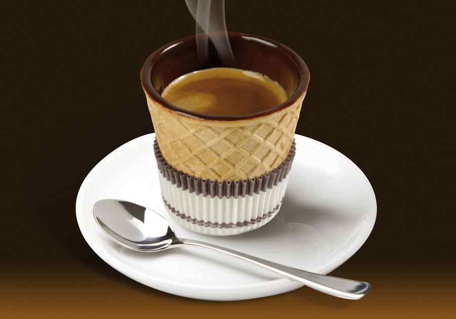 Ceștile de cafea comestibile