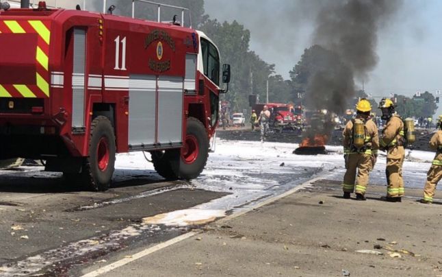 Avion prăbușit: „Parcă se detonase o bombă” (VIDEO)