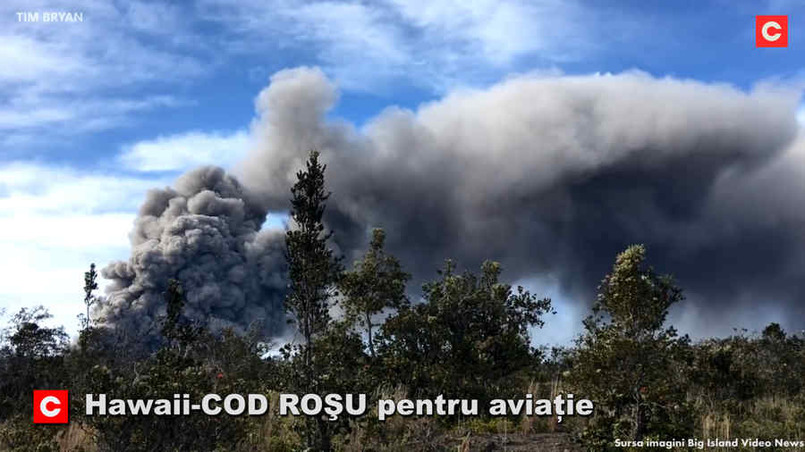 Hawaii-COD ROŞU pentru aviație