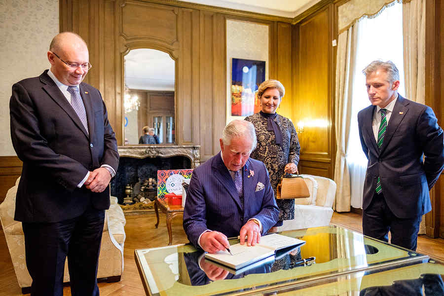 A.S.R. Prințul Charles, la Institutul Cultural Român din Londra