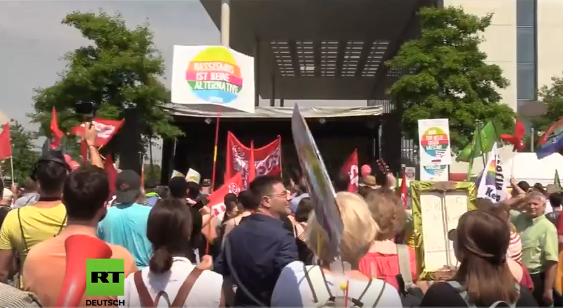 Marș al extremiștilor la Berlin, despre „domnia islamului”