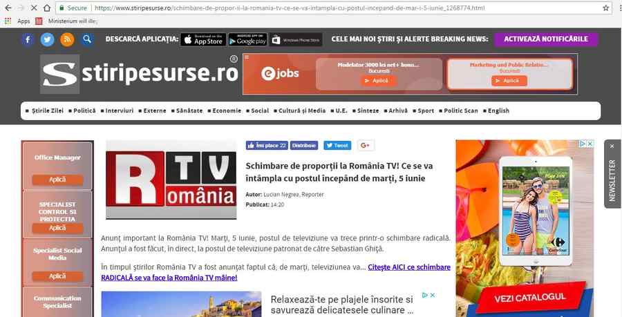 Știri pe surse: Păcăleală și înșelătorie