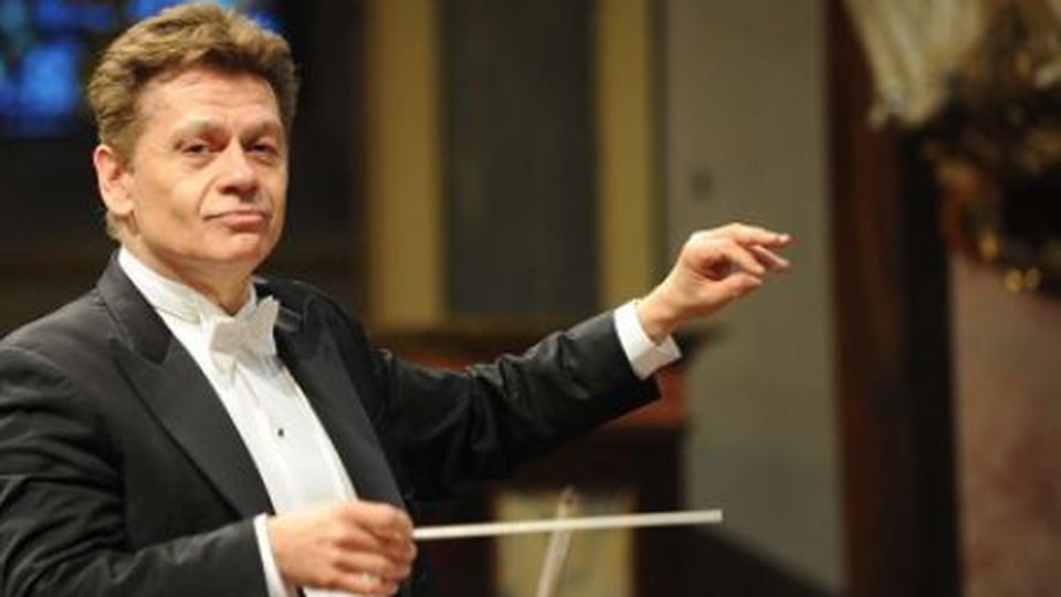 Christian Badea şi violoncelistul Andrei Ioniţă, la Ateneul Român