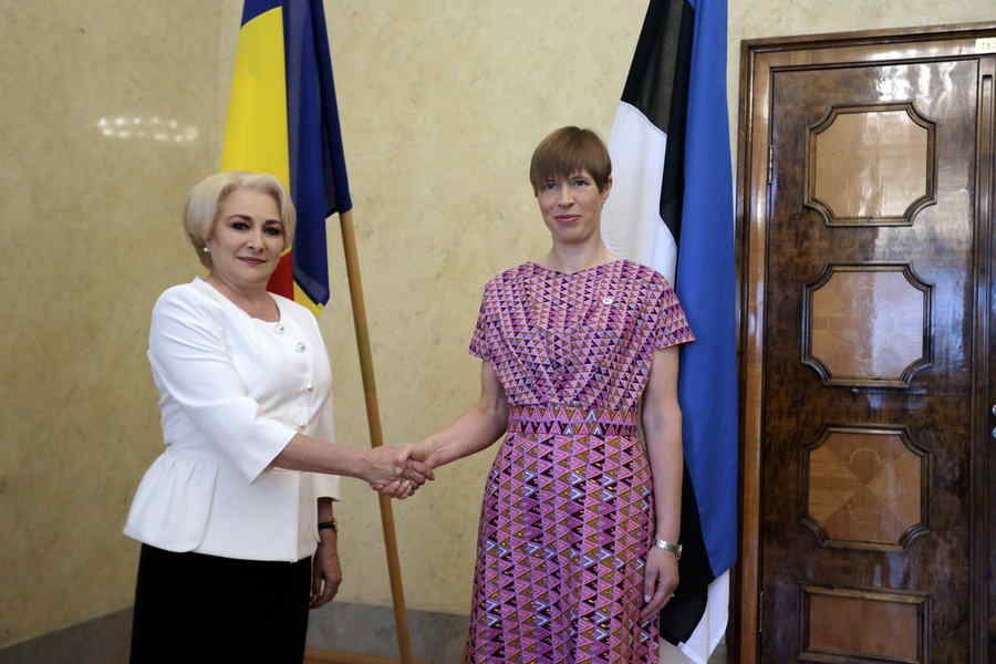 (VIDEO) Dăncilă, vizită în Estonia. Guvernul a publicat imagini fără sunet
