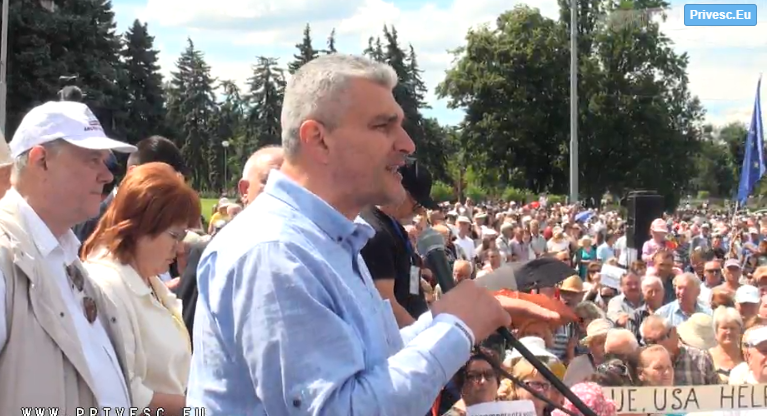 (VIDEO) Rezoluția de la Chișinău împotriva „dictaturii”