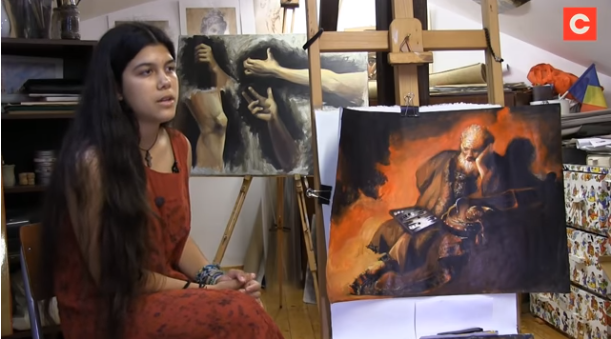 Povestea unei tinere pictorițe: „Cel mai mult m-au îndrumat maicile de la Mănăstirea Diaconești”