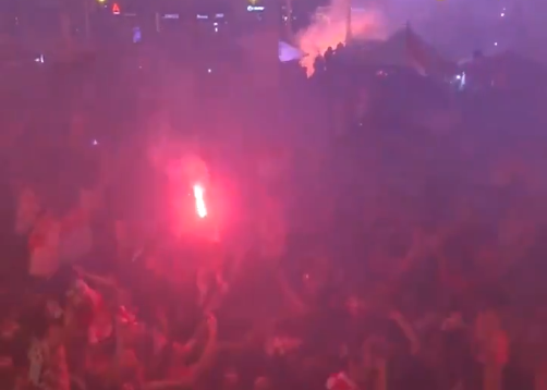 (VIDEO) Momentul în care fanii și-au văzut țara în marea finală