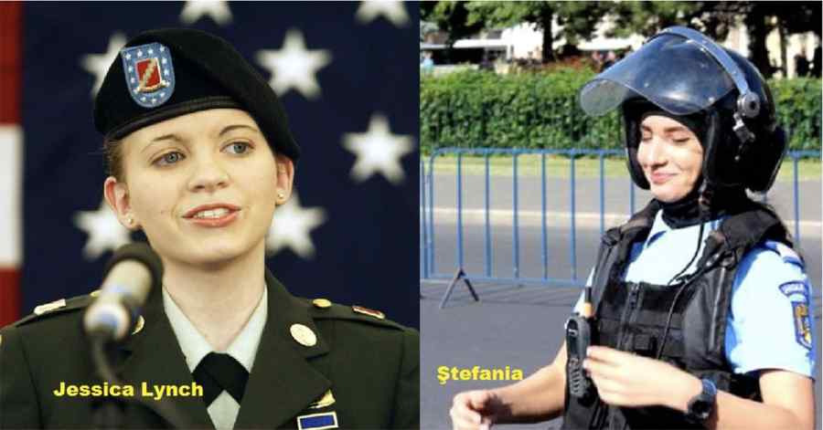 Americanca Jessica Lynch şi Ştefania, jandarmeriţa româncă