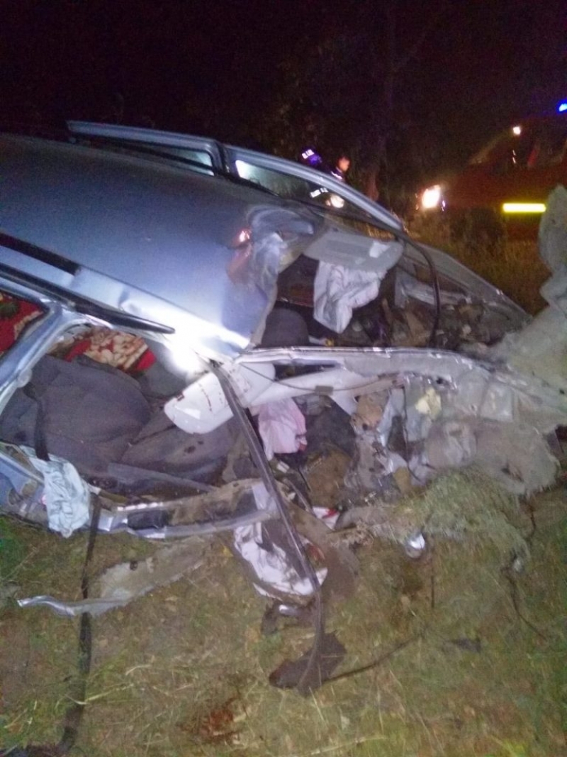 Prăpăd după ce a furat mașina de acasă