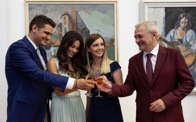 Imagini de senzație cu mirii și cu socrii Dragnea și Irina