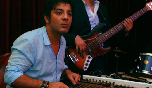 Marius Mihalache în deschiderea concertului lui Chick Corea