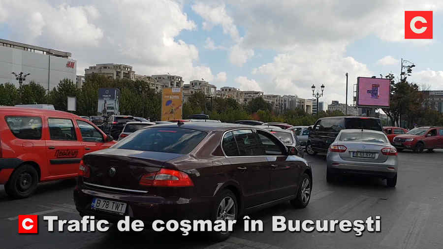 Probleme în traficul bucureştean