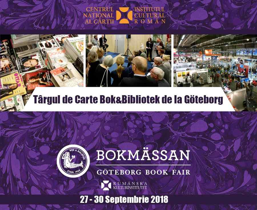 Participarea României la Târgul de Carte de la Göteborg 2018