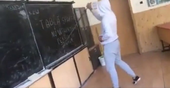 (VIDEO) Scene șocante într-un liceu din România