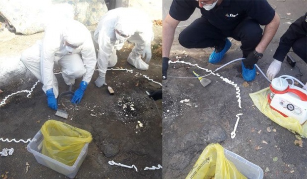 Două kilograme de mercur, găsite la o ghenă