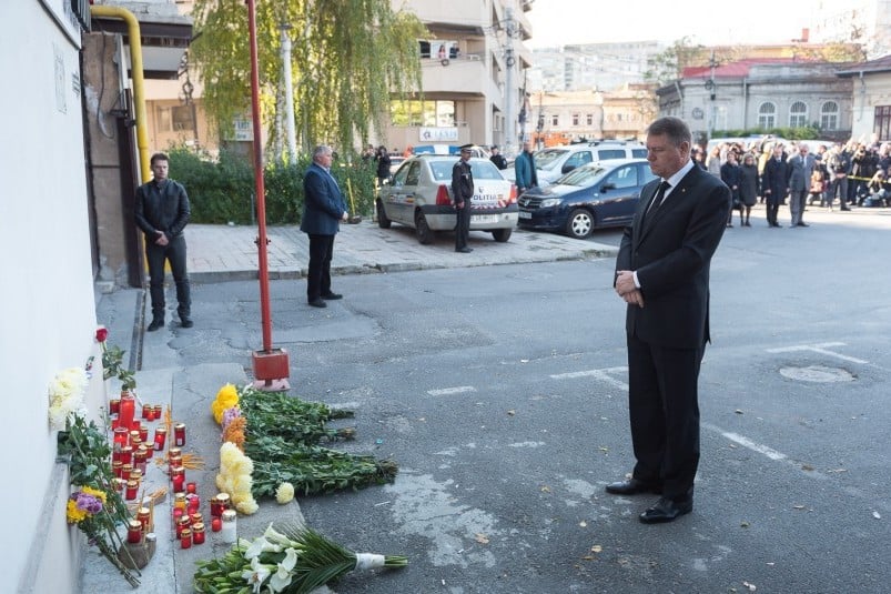 #colectiv  Iohannis a mers la „clubul groazei”