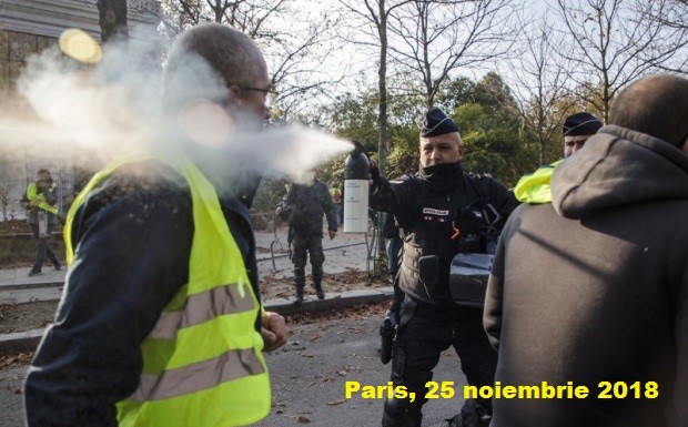 „Le Monde” scrie diferit despre „gazarea” din România şi „gazarea” din Franţa