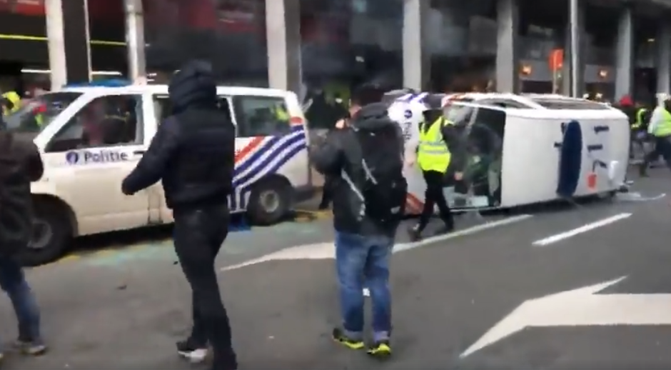 (VIDEO) Scene de luptă la Bruxelles