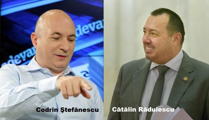 Codrin Ştefănescu şi Rădulescu „Mitralieră” ţin fitilul aprins sub scaunul PSD