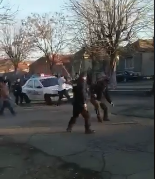 (VIDEO) La Calafat, ca-n Vestul Sălbatic!