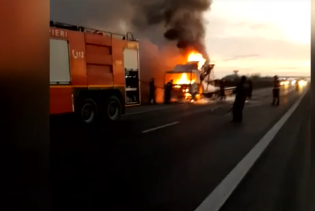 (VIDEO) Imagini de coșmar pe autostradă