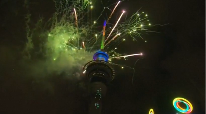 (VIDEO) Spectacolul de artificii din Noua Zeelandă