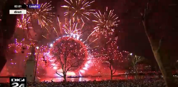 (VIDEO) Surpriză pentru români la Londra în noaptea dintre ani