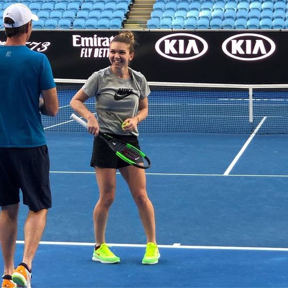 Surprize-surprize la antrenamentul lui Halep