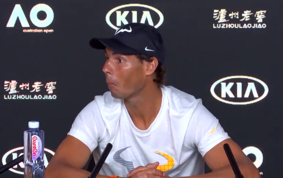 Rafael Nadal după ce a surprins un jurnalist dormind la conferință