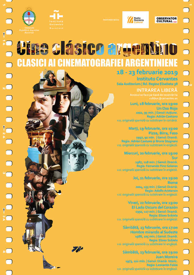 Proiecții Cine Clásico Argentino la Institutul Cervantes