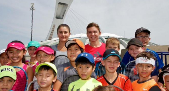 Vezi cum s-au întâlnit Simona Halep și Bianca Andreescu!