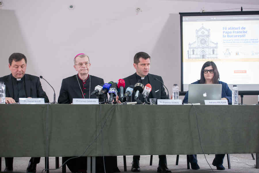 Papa Francisc la Catedrala Sfântul Iosif. Lansarea platformei online de înscrieri 