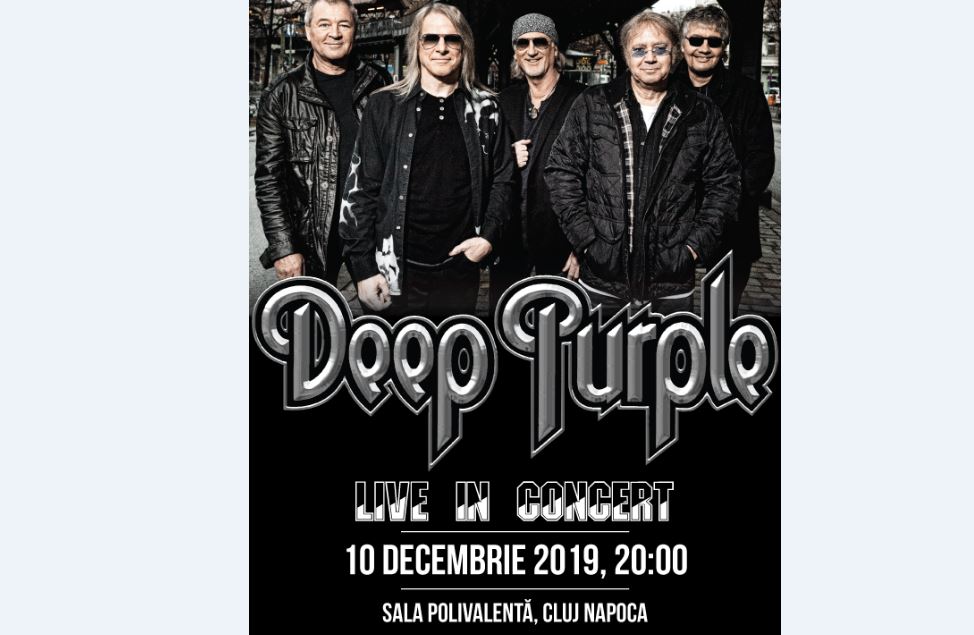 Deep Purple vine, în premieră la Cluj Napoca