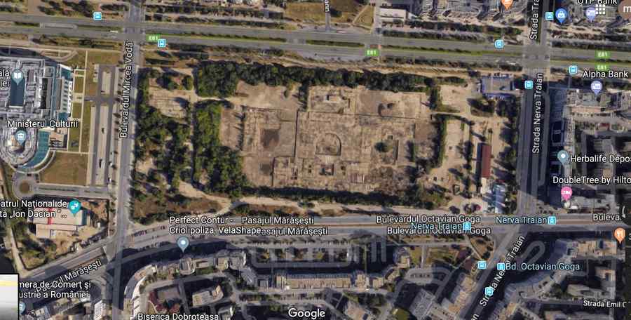 Triumful cătușelor în centrul Bucureștiului