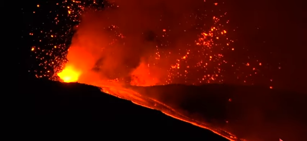 (VIDEO) Infernul Etna în acțiune