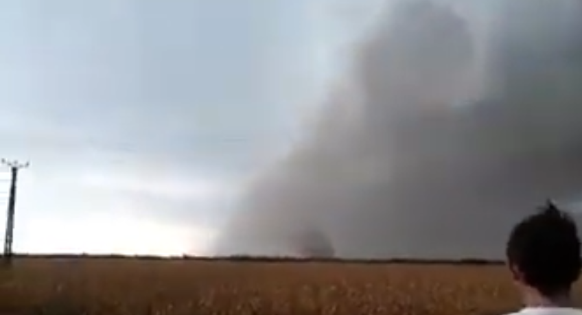 (VIDEO) Ce să fie, ce să fie? O tornadă!