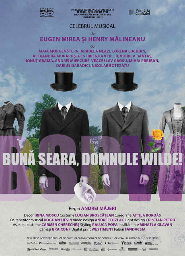 Premiera BUNĂ SEARA, DOMNULE WILDE! La Teatrul Evreiesc de Stat