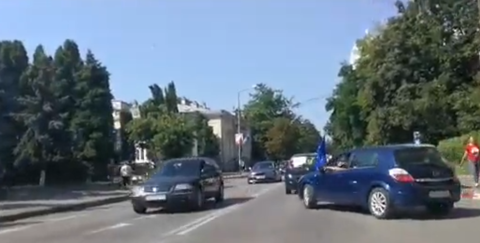 (VIDEO) Protest din cauza drumurilor proaste