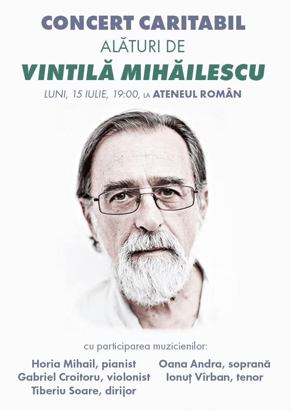 Alături de Vintilă Mihăilescu – Vino la concertul de la Ateneu