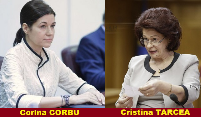 Cristina Tarcea, sfîrşitul unei ere. Corina Corbu, şansa unui alt viitor al Justiţiei